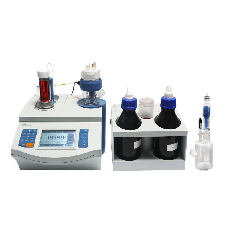 KFT Series KFT-40VC Karl Fischer Titrator Laboratory Karl Fischer Coulometric Volumetric Moisture Titrator Oil Water Content Test