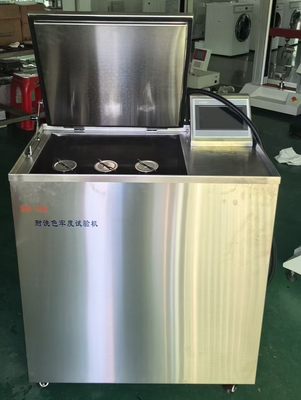 ISO105-C10 AATCC61 SW-12B/E อิเล็กทรอนิกส์ห้องปฏิบัติการ เนื้อผ้าผ้า สีความเร็วในการซัก Rotawash สีความเร็วในการทดสอบ