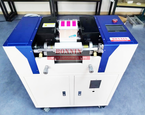 HK-320C Lab Ink Printing Flexo Ink Proofer พร้อมเครื่องแห้งยูวีออนไลน์และเครื่องเย็น