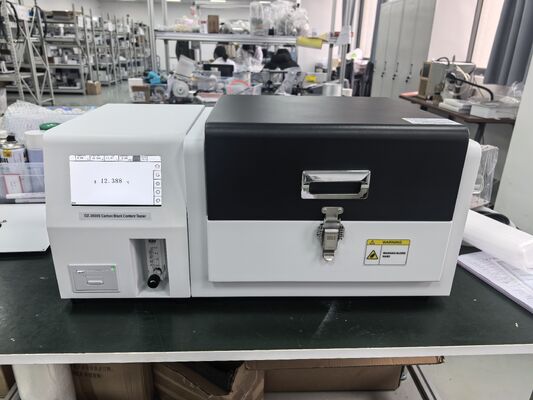 ISO6964 ASTMD1603 DZ-3500S เครื่องตรวจสอบสารค้อนของคาร์บอนสีดําพลาสติกสําหรับห้องปฏิบัติการ